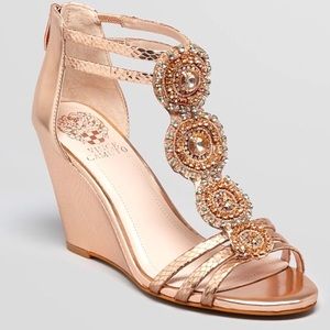 Vince Camuto Zimily Rose Good Leather Wedge